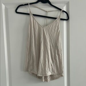 Lululemon Cream Spaghetti Strap Tank Top